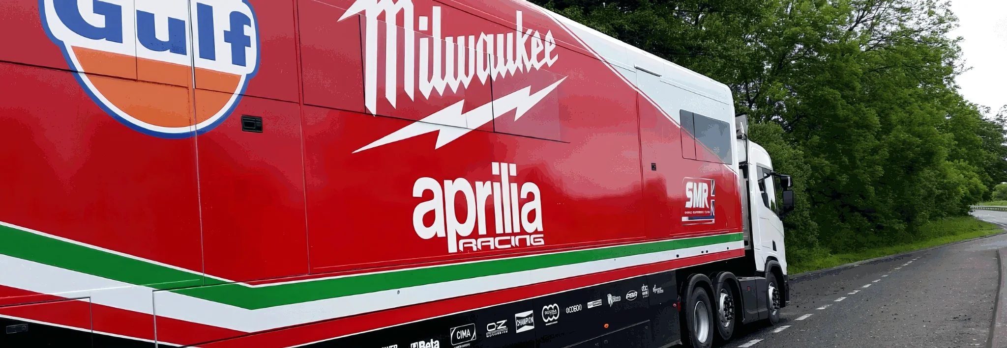 GRL motorsport logistics vehicle